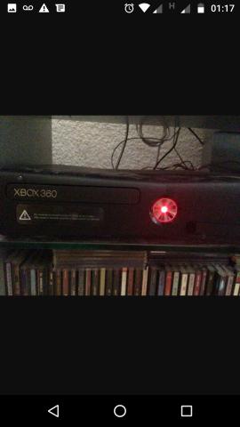 Xbox 360 apresentando luz vermelha