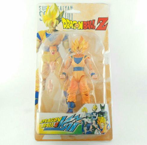 Boneco articulado Goku SSJ Dragonballz