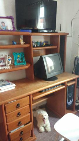 Escrivaninha em Madeira BAIXOU