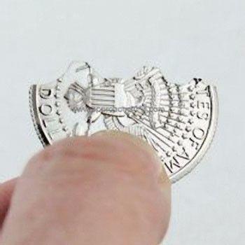 Magica Moeda Mordida E Restaurado Truque De Mágica