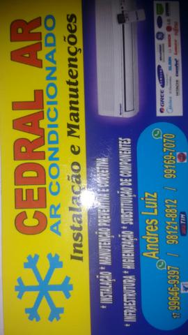 Venda de ar condicionado instalação manutenção