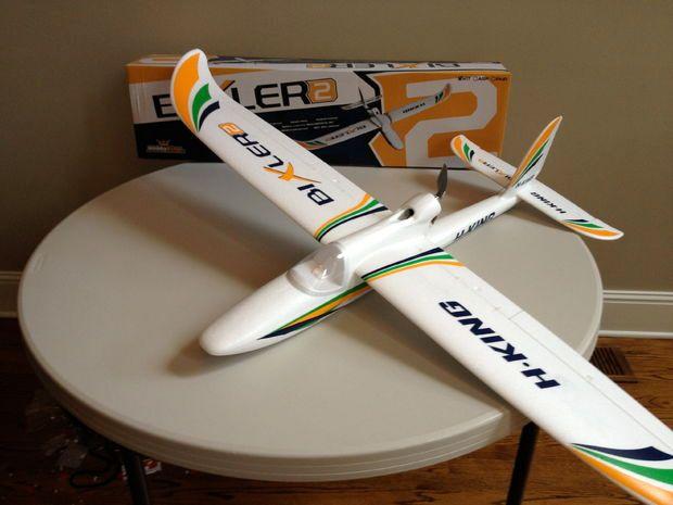 Aeromodelo Bixler 2 C/ Controle Remoto E Montado Para Voar