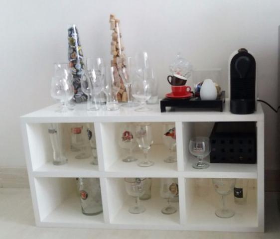 Aparador em laca branca