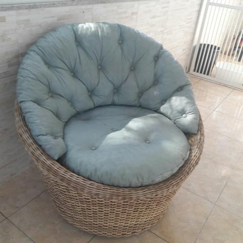 Chaise fibra sintética para varanda.