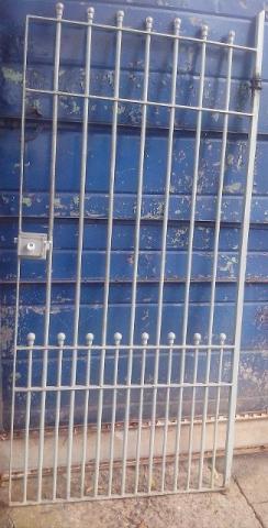 Grade ferro aluminio divisória tela portão