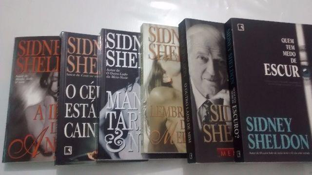 Kit 6 livros Sidney Sheldon Impecáveis- OPORTUNIDADE