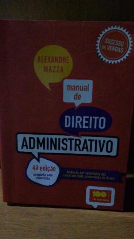 Livro Semi-Novo " Manual de Direito Administrativo"