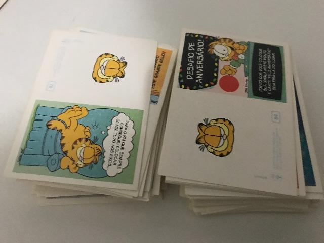 Lote Mini cartões figurinhas Garfield anos 90