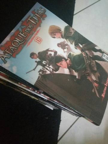 Mangá ataque dos titãs completo