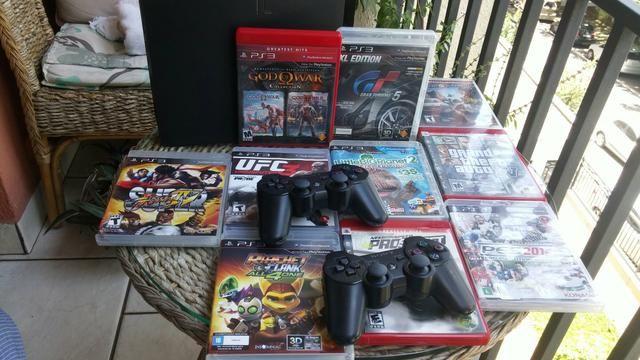 PSGB - 2 controles + 18 Jogos - Pouquíssimo uso -