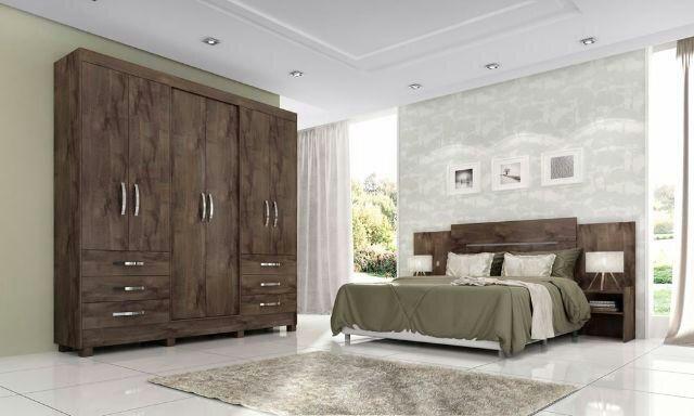 Roupeiro Havai 6 Portas e 6 Gavetas - Panan