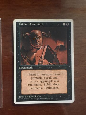 Tutor demoníaco Italiano MTG