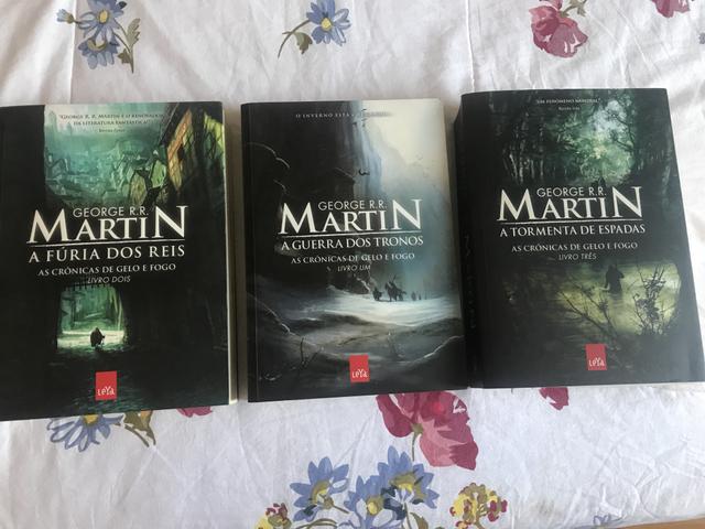 3 Livros Crônica de Gelo e Fogo