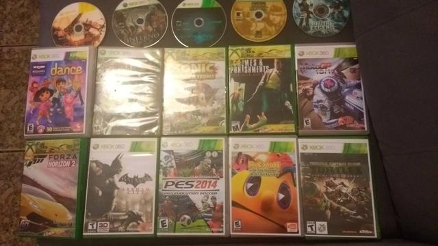 60 jogos Xbox 360 usados