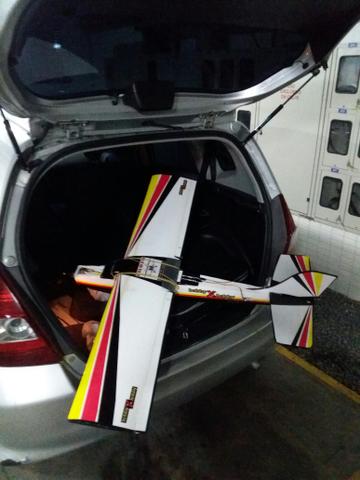 Aeromodelo Asa Alta completo SEM rádio controle
