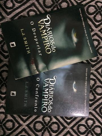 Livro Diários do Vampiro Vol. 1 e 2