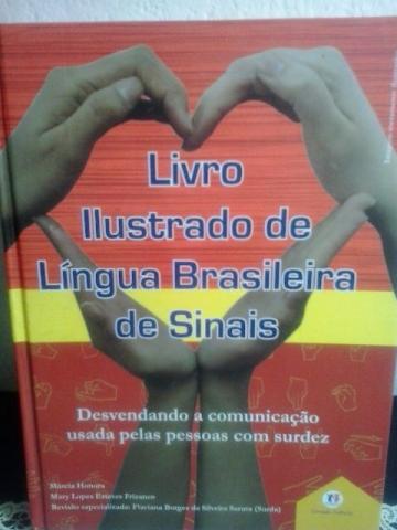 Livro ilustrado de língua brasileira de sinais