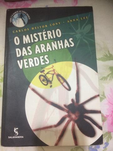 Livro - o mistério das aranhas verdes