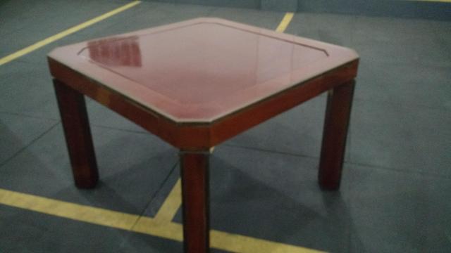 Mesa em mogno tampo duplo