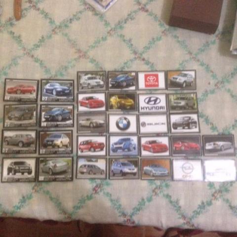 22 Adesivos + 8 Cards Super Carros