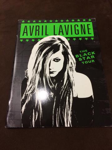 Avril Lavigne The Black Star Tour Programa do Show Livro