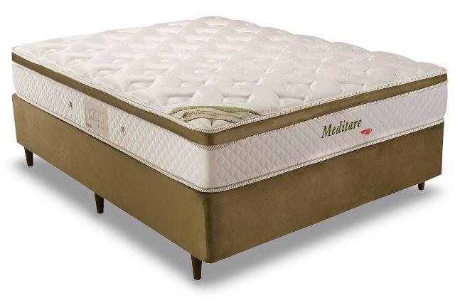 Box casal com colchão de molas Herval