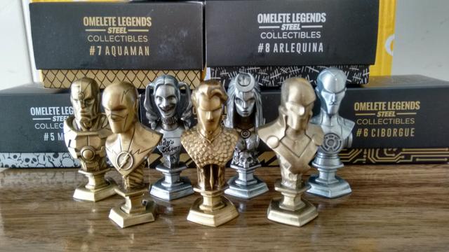Coleção bustos Omelete Legends Steel DC