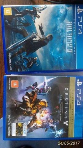 Final Fantasy XV e Destiny Ps4 Playstation 4