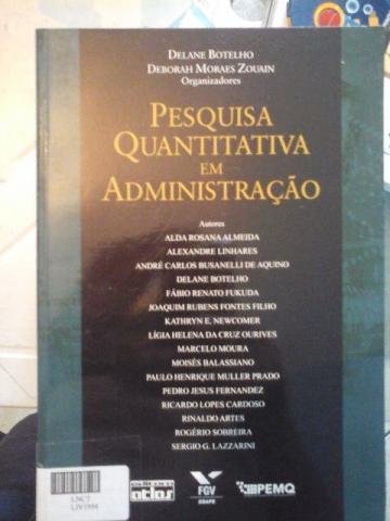 Pesquisa quantitativa em administração