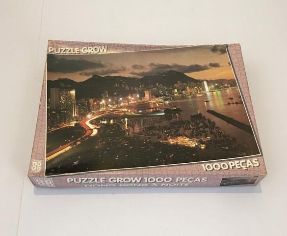 Puzzle Grow  Peças Hong Kong A Noite Quebra Cabeças