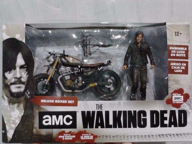 The Walking Dead Daryl Dixon + Moto Mcfarlane Box Amc Twd