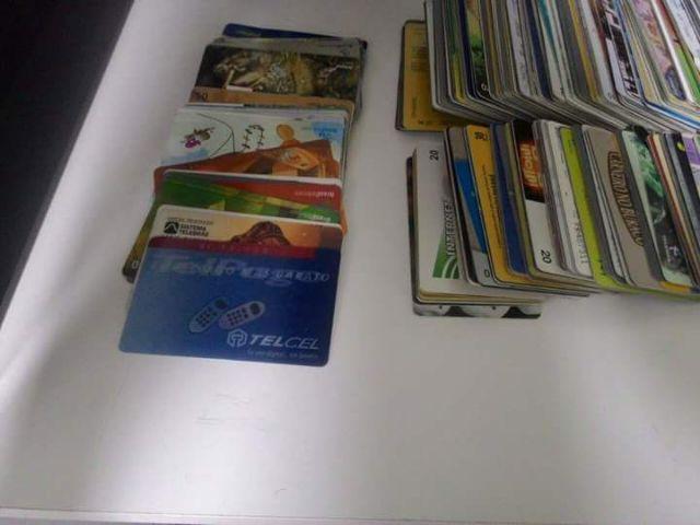 Coleção de cartões telefônicos