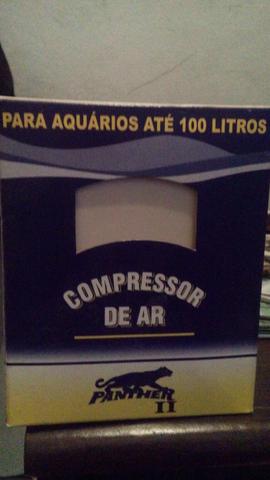 Compressor de ar, para aquários até 100 litros