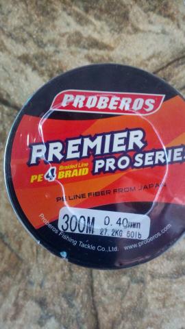 Linha multifilamento 0.40mm 300 mtrs