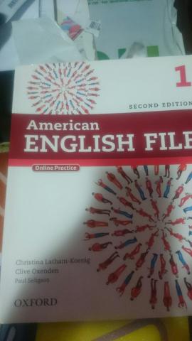 Livro american english file - novo