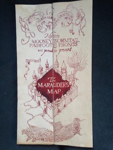 Replica Mapa do Maroto- Harry Potter