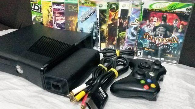 Xbox destravado jtag 3.0 com garantia e 10 jogos. Retira ou