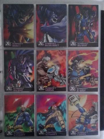 Coleção De 29 Cards Especiais Fleer Ultra X- Men 95 Cromo