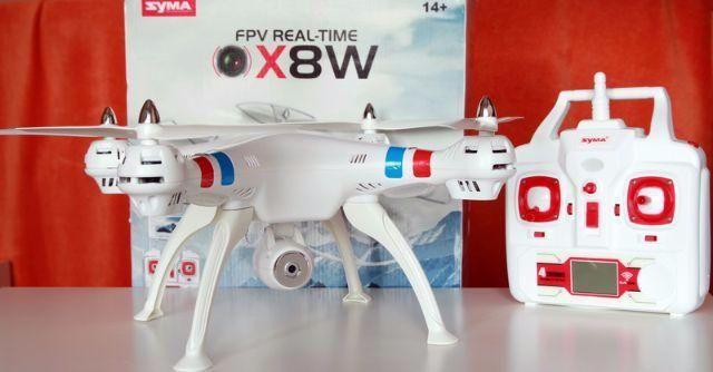 Drone Syma X8W + câmera FPV de 5.0MP (HD)