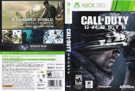 Jogo call of duty ghosts xbox 360