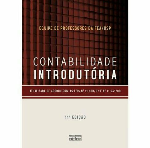 Livros Contabilidade introdutória + livro exercício