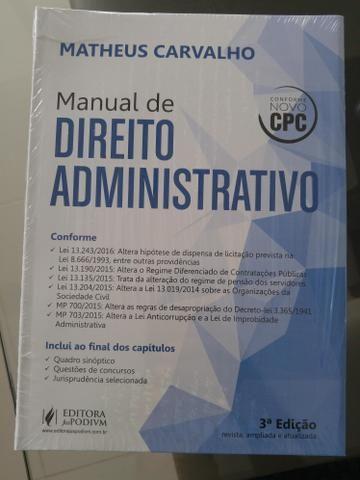 Manual de Direito Administrativo Matheus Carvalho