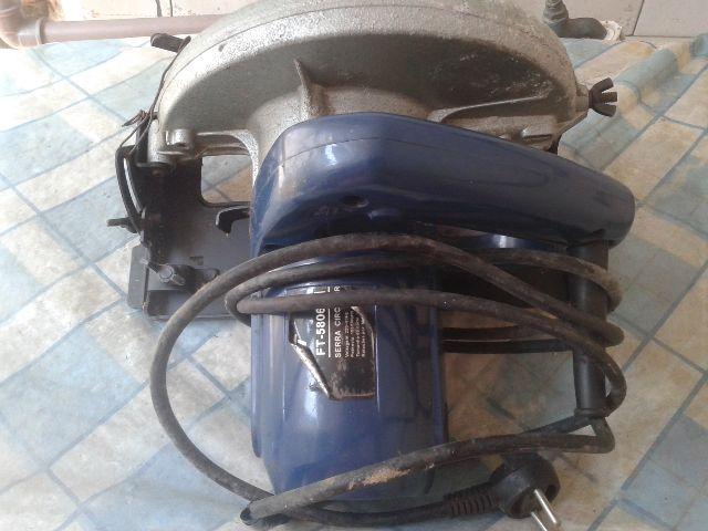 Serra Elétrica Circular 180 MM 220V Semi Nova 2 Discos