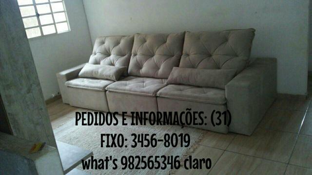 Sofá retrátil reclinável