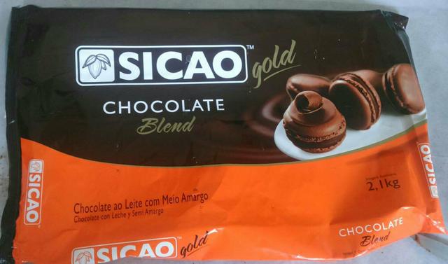 Barra de Chocolate Sicao com 2,1 kg