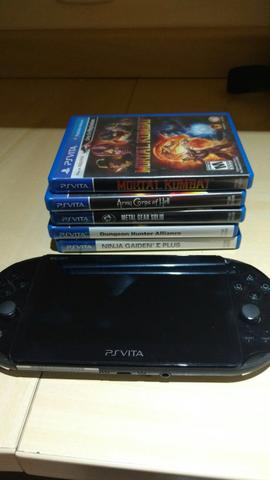 Console PS Vita SLIM com 5 jogos Psvita em Brasília
