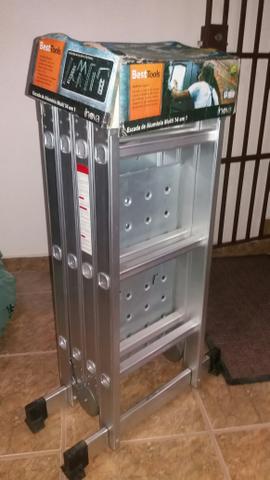 Escada de alumínio 14 posições nova