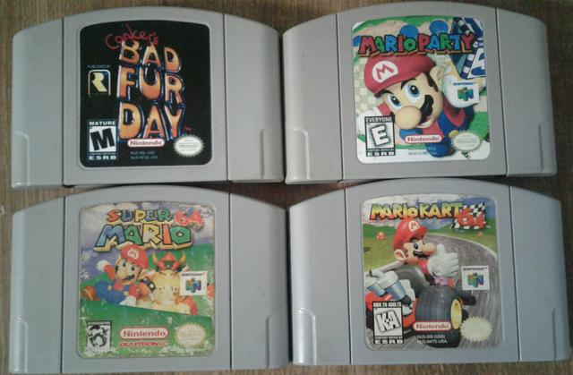 Jogos de Snes e Nintendo 64 originais