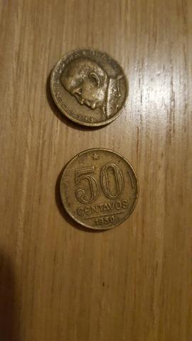 Moedas brasileiras de 50 centavos