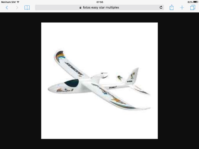 Motoplanador Easy Star Multiplex novo montado